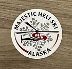 Authentic Majestic Heli Ski Alaska Sticker Ski Snowboard Decal Mountain Sports