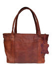 Womem's Tote Purse Genuine Leather Everyday Handmade Handbag Brown Shoulder Bag