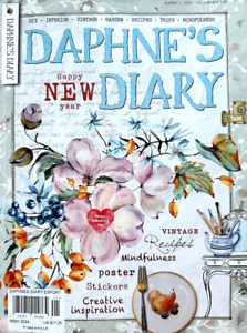 DAPHNE'S DIARY  2024 ISSUE #1 | HAPPY NEW YEARS | RECIPES, MINDFULNESS, STICKERS