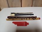 Vintage Lot Of Flutes and Recorders Both Wood & Steel & Whistles