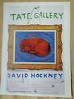 David Hockney Poster Tate Gallery Retrospective Exhibit Sleeping Dog Painting UK