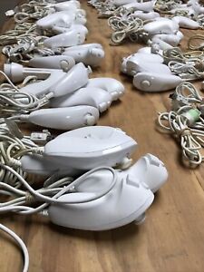 Nintendo Wii White Nunchuck Controller OEM Used