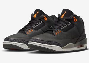 Nike Air Jordan Retro 3 Fear Pack Grey Orange CT8532-080 Men's or GS Shoes NEW