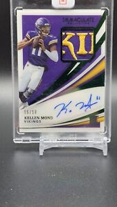 2021 Immaculate Kellen Mond RPA RC On Card Auto SICK LOGO  Patch #05/18!!