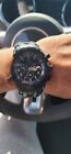 Oakley 12-Gauge Chronograph Black PVD Steel 46mm Rubber Swiss Quartz Men's Watch