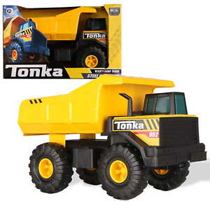 Tonka Steel Classics Mighty Dump Truck, Toy Real Yellow