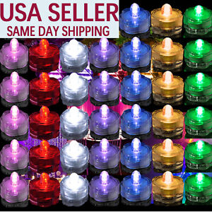 Led Submersible Waterproof Wedding Floral Decoration Party Tea Light Vase Candle