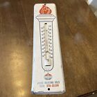 Vintage Standard Oil Co Sta-Clean Heating Oils Advertising Metal Thermometer
