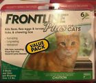 Frontline Plus for CATS 8 WEEKS  6 Doses GENUINE FACTORY SEALED FREE SHIPPING