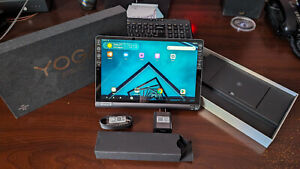 LENOVO YOGA SMART TAB YT-X705F Wi-Fi 64GB ANDROID TABLET with case bundle.