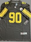 Pittsburgh Steelers #90 T.J Watt Black stitched Fan Apparel Men's Jersey NWT