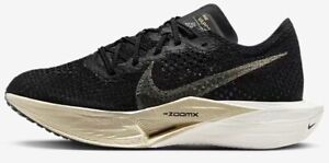 Nike ZoomX Vaporfly Next% 3 Black Metallic Gold Grain Black DV4129-001 Size 10.5