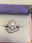 1.375 Carat Diamond Bridal Ring Set (Size 8.5, Kay Jewelers)