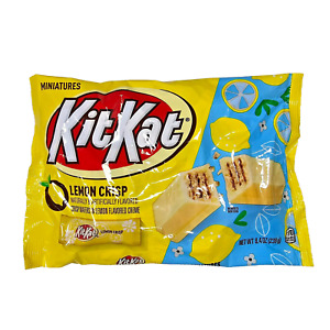 Limited Edition Kit Kat Lemon Crisp Miniatures Easter Candy 8.4oz Bag BB 02-2025