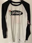Danica Patrick #10 Go Daddy Varisty Jersey L/S Shirt Chase White Large   C