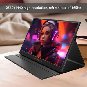 GTMEDIA 165Hz 2.5K QHD 17.3 inch Portable Gaming Monitor Second Screen Extended