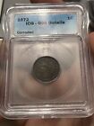 1872 Indian Head Cent g06 Icg Corroded Details