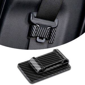 Carbon Fiber Car Seat Belt Holder Clips Stabilizer Limiter Interior Accessories (For: 2021 BMW X5)