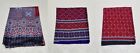 SINDHI Ajrak Traditional Pakistani cotton Shawl scarve wrap men and women