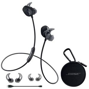 Bose SoundSport Wireless Bluetooth In Ear Headphones Earbuds - Black