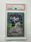 New Listing2020 Andy Pages Bowman 1st Chrome Green Shimmer Refractor Auto /99 - PSA 9