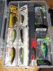 BASS KIT WITH ASSORTED CRANKBAITS WITH PLANO CARRYING CASE