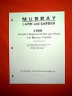 MURRAY GARDEN / YARD TRACTOR SNOW PLOW ATTACHMENT MODEL 8-24400 PARTS MANUAL