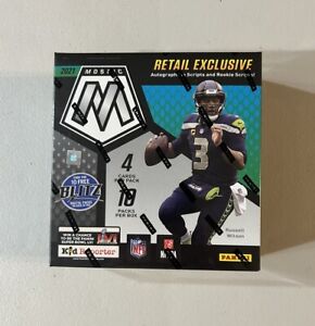 2021 Panini NFL Football Mosaic Mega Box  Factory Sealed Walmart Version