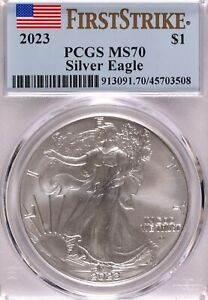 2023 American Silver Eagle - First Strike - PCGS MS-70 #3508