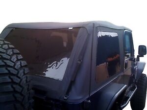 Rampage 109735 Frameless Soft Top Kit Sailcloth Fits 97-06 Wrangler (TJ) (For: More than one vehicle)