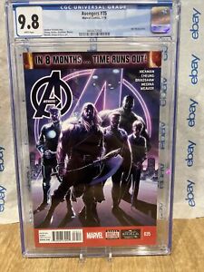 AVENGERS #35 Marvel 2014 Hickman 1st Sam Wilson as Captain America Cover Cgc9.8