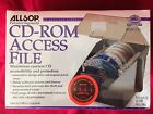 Allsop CD ROM Access File Holds 32 Discs With Lock Space Saving NIB #21255