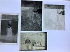 4 Vintage Photo Negatives-men Drinking And Hunting With Rifles Posing With Guns