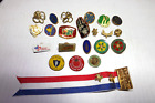 Boy Scouts, Girl Scouts, Girl Guides Lapel Pin Lot Some Vintage 24 Pins