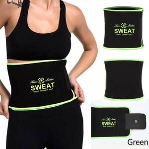# Sweat Waist Trimmer Belt Work Out Body Shaper Wrap Fat Burner Band Weight Loss