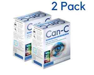 2 Pack Can-C  Eye Drops 10 ml Liquid EXP 12/24