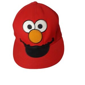 Sesame Street Elmo Hat Cap Red Embroidered Wool and Acrylic Size 7 1/4