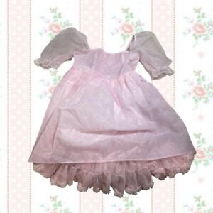 Coquette Pastel Pink Ruffle Dress with Underskirt