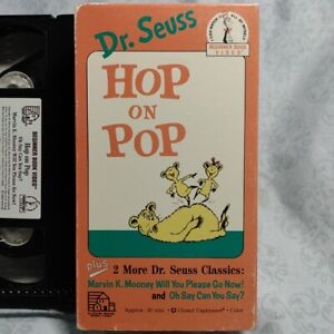 Dr. Seuss Hop On Pop Plus 2 More Dr Seuss Classics VHS 1989 Random House SWB Com