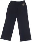 Rafaella Womens Navy Blue Straight Leg Dress Pants Stretch, Size 10 (31X31), NEW