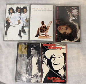 R&B Hip Hop Soul and Dance music cassette tapes LOT of 6 Jade Farris 80's 90's