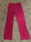 New Chico's Travelers Fleur Fuchsia Pants Tall 2.5 Large Pink 12/14