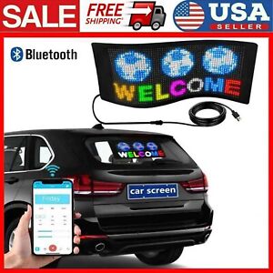Car LED APP Programmable Showcase Message Sign Scrolling Display Lighting Board