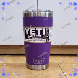 YETI Rambler Tumbler Vacuum Insulated 20 oz With Magslider Lid  - Purple