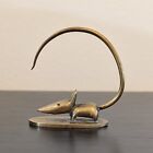 New ListingVintage Miniature Brass Mouse with Long Tail Figurine Modernist Hagenauer Style