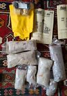 2 Vintage Frostline Kit 151 Goose Down Ski Vests, Large Yellow And Small Red NIB