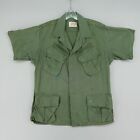 Vietnam Experimental Rayon Cotton Jungle Jacket OG Army Shade 107 Medium Short
