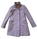 Reiss Light Purple Angora & Wool Coat Size S