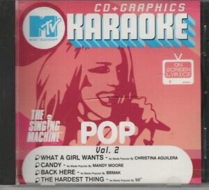 MTV Karaoke Pop Hits Vol. 2 The Singing Machine (CD 2001)