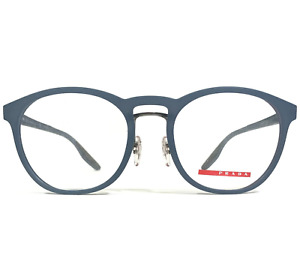 Prada Sport Eyeglasses Frames VPS05H VHE-1O1 Matte Blue Rubberized 53-20-145
